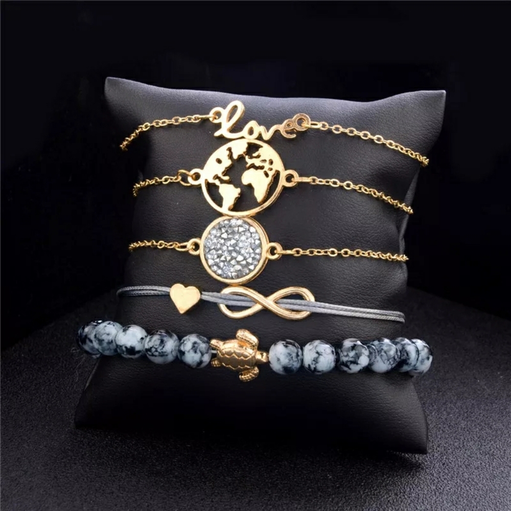 Mandala Bracelet Set - Picture 2 of 14